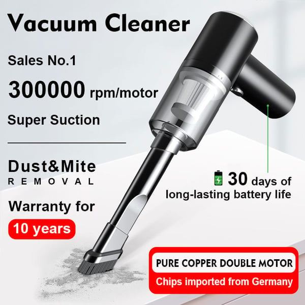 【Last Day Promotion 49% OFF】-Wireless Handheld Car Vacuum Cleaner