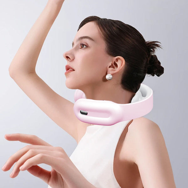 Intelligent Multifunctional Lightweight Neck Massager with Heat